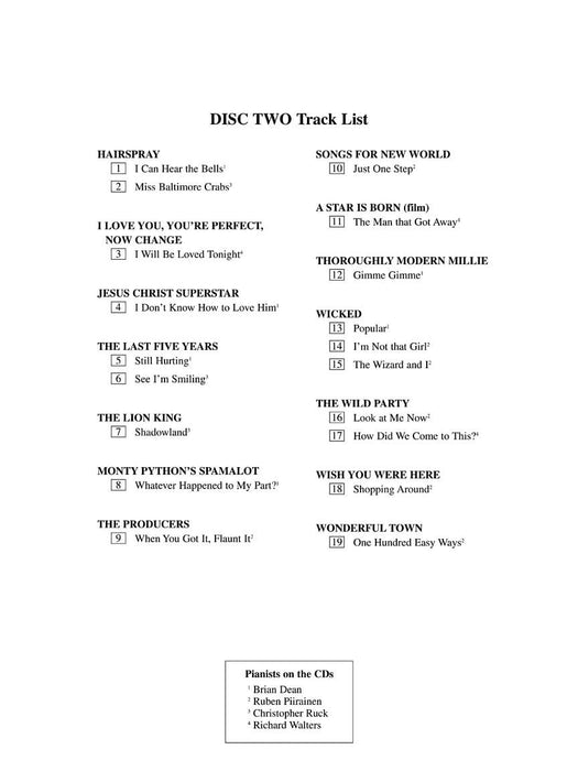 Singer's Musical Theatre Anthology - Volume 4 Mezzo-Soprano/Belter Accompaniment CDs 次女高音 伴奏 | 小雅音樂 Hsiaoya Music