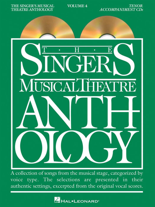Singer's Musical Theatre Anthology - Volume 4 Tenor Accompaniment CDs 伴奏 | 小雅音樂 Hsiaoya Music