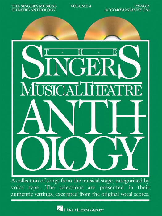 Singer's Musical Theatre Anthology - Volume 4 Tenor Accompaniment CDs 伴奏 | 小雅音樂 Hsiaoya Music