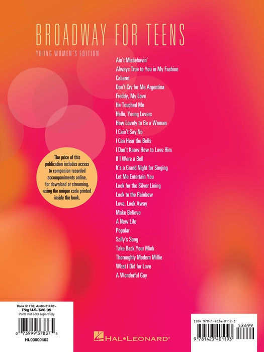 Broadway for Teens Young Women's Edition 百老匯 | 小雅音樂 Hsiaoya Music