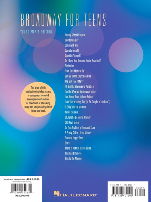 Broadway for Teens Young Men's Edition 百老匯 | 小雅音樂 Hsiaoya Music