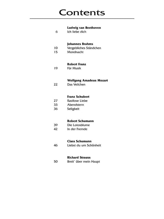 Favorite German Art Songs - Volume 2 The Vocal Library High Voice 高音 | 小雅音樂 Hsiaoya Music