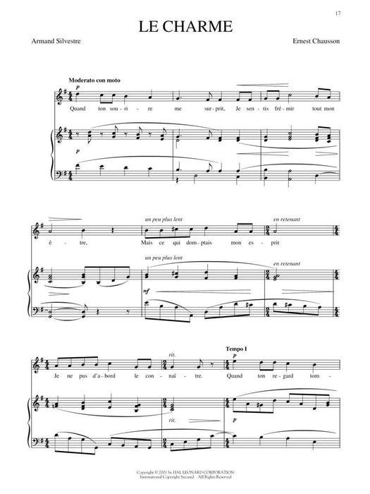 Favorite French Art Songs - Volume 2 The Vocal Library High Voice 高音 | 小雅音樂 Hsiaoya Music