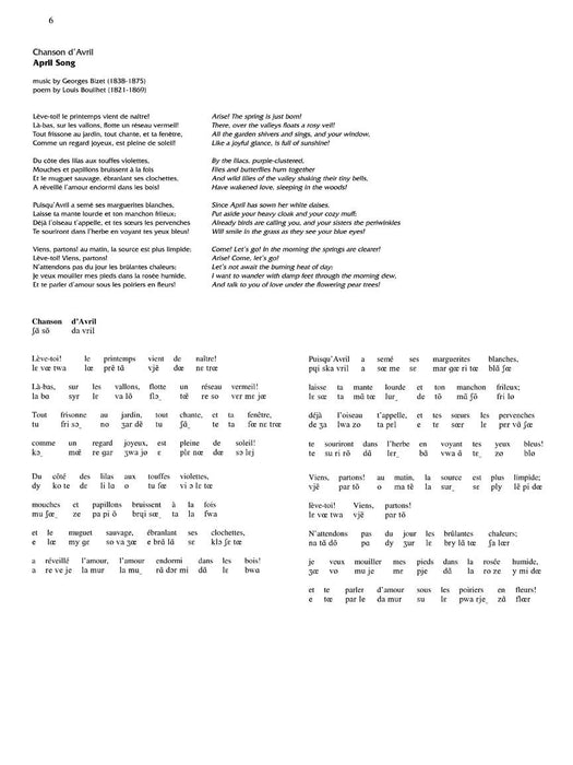 Favorite French Art Songs - Volume 2 The Vocal Library Low Voice 低音 | 小雅音樂 Hsiaoya Music