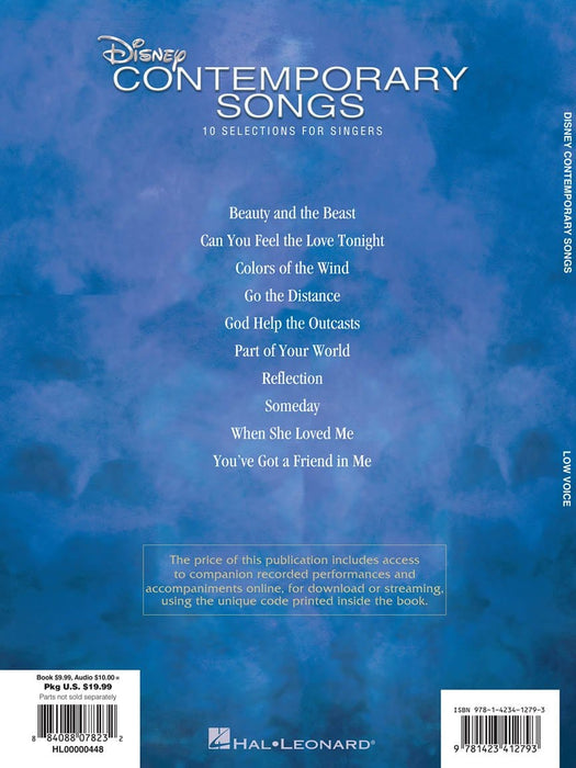 Disney Contemporary Songs Low Voice 低音 | 小雅音樂 Hsiaoya Music