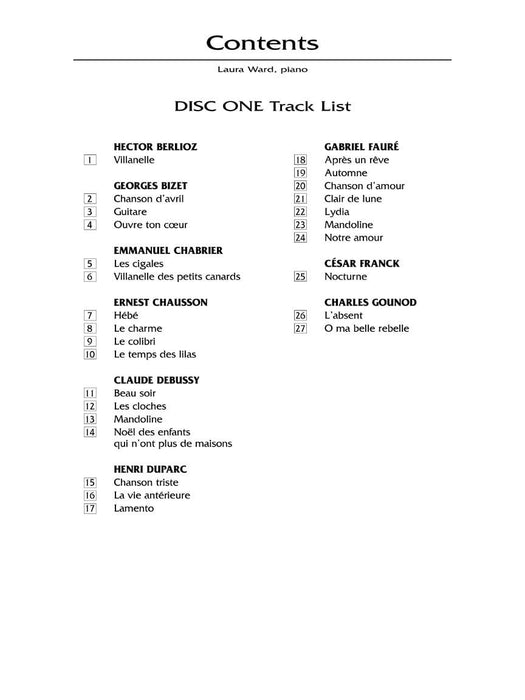 The French Song Anthology - Accompaniment CDs The Vocal Library Low Voice 伴奏 低音 | 小雅音樂 Hsiaoya Music