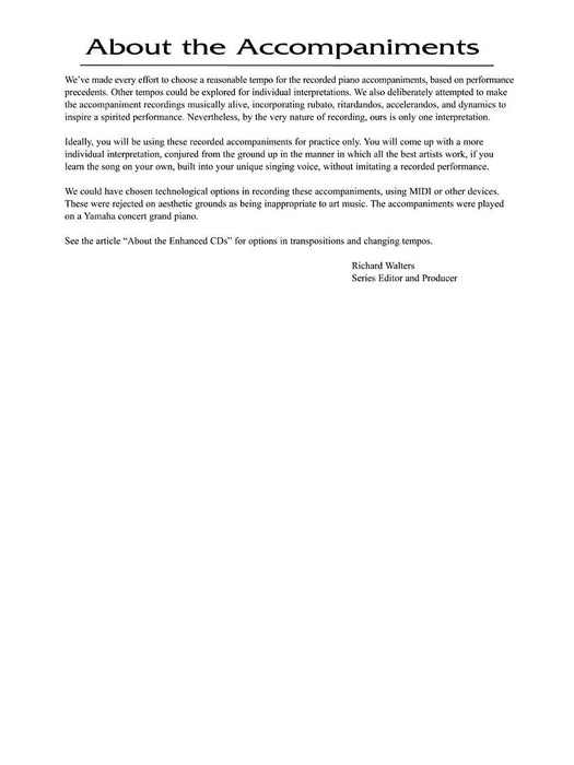 The Lieder Anthology - Accompaniment CDs The Vocal Library Low Voice 伴奏 低音 | 小雅音樂 Hsiaoya Music