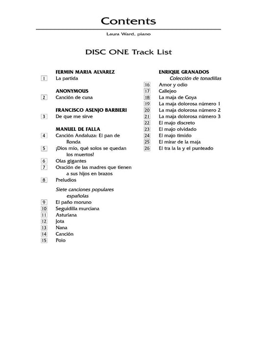 Anthology of Spanish Song Accompaniment CDs The Vocal Library Low Voice 伴奏 低音 | 小雅音樂 Hsiaoya Music