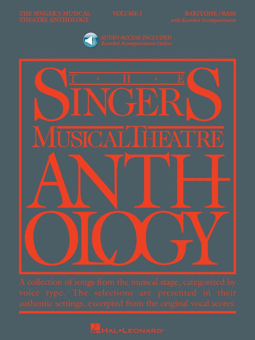 Singer's Musical Theatre Anthology - Volume 1 Baritone/Bass Book/Online Audio | 小雅音樂 Hsiaoya Music