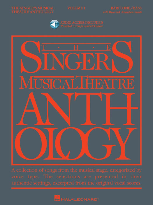 Singer's Musical Theatre Anthology - Volume 1 Baritone/Bass Book/Online Audio | 小雅音樂 Hsiaoya Music