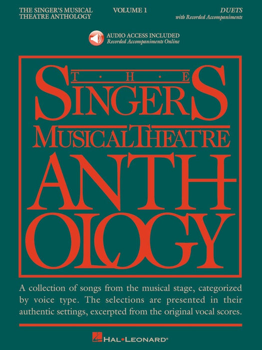 Singer's Musical Theatre Anthology - Volume 1 Duets Book/Online Audio 二重奏 | 小雅音樂 Hsiaoya Music