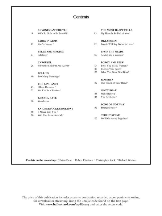 Singer's Musical Theatre Anthology - Volume 1 Duets Book/Online Audio 二重奏 | 小雅音樂 Hsiaoya Music