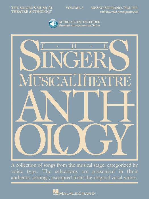 Singer's Musical Theatre Anthology - Volume 3 Mezzo-Soprano Book/Online Audio 次女高音 | 小雅音樂 Hsiaoya Music