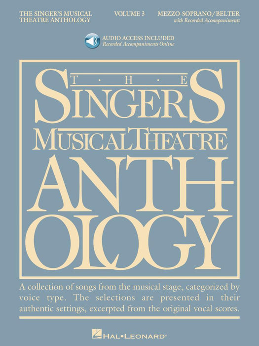 Singer's Musical Theatre Anthology - Volume 3 Mezzo-Soprano Book/Online Audio 次女高音 | 小雅音樂 Hsiaoya Music