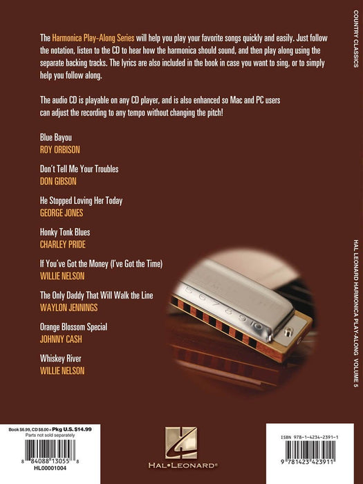 Country Classics Harmonica Play-Along Volume 5 | 小雅音樂 Hsiaoya Music