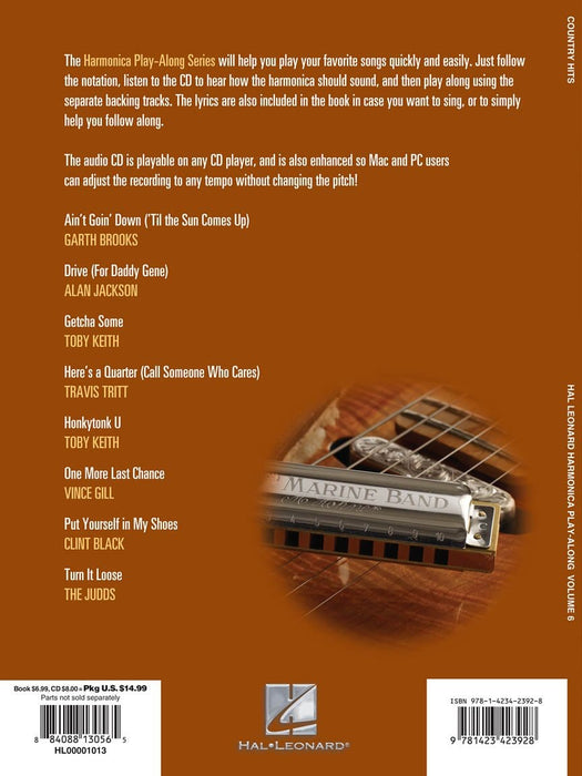 Country Hits Harmonica Play-Along Volume 6 | 小雅音樂 Hsiaoya Music