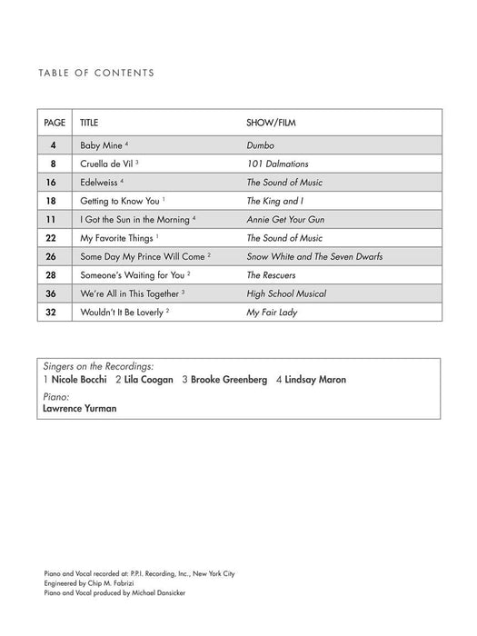 Girl's Songs from Musicals | 小雅音樂 Hsiaoya Music