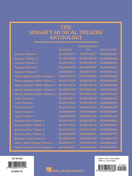 The Singer's Musical Theatre Anthology - Volume 5 Soprano Edition - Book Only | 小雅音樂 Hsiaoya Music