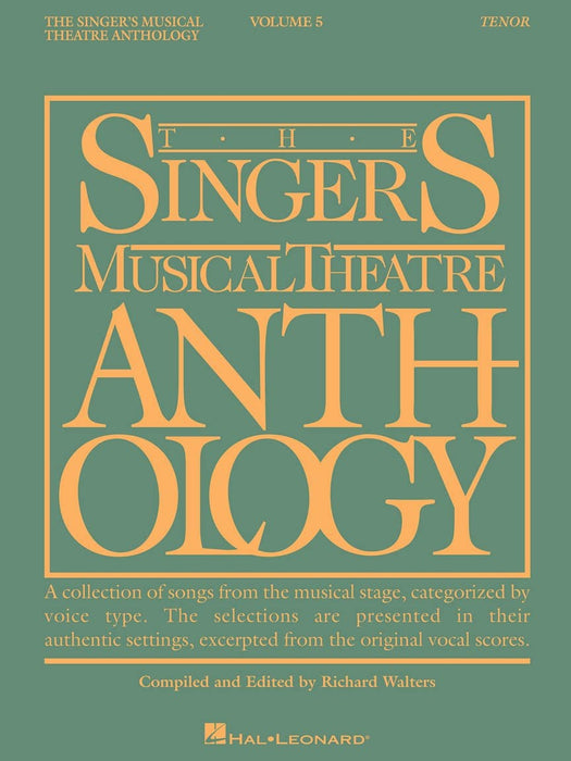 Singer's Musical Theatre Anthology - Volume 5 Tenor Book | 小雅音樂 Hsiaoya Music