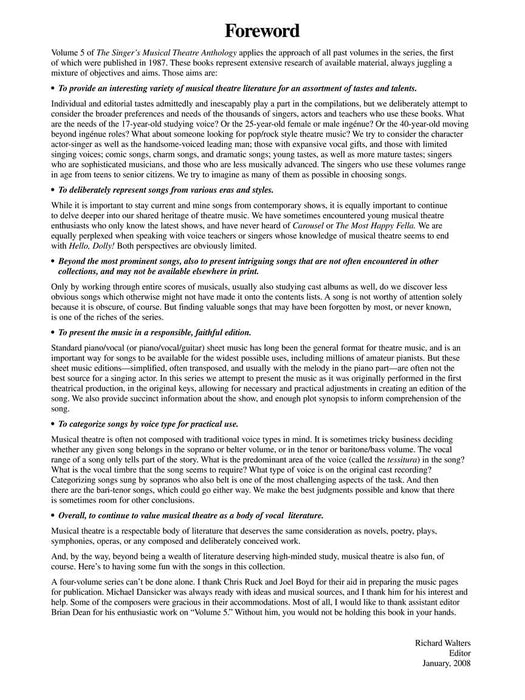 Singer's Musical Theatre Anthology - Volume 5 Tenor Book | 小雅音樂 Hsiaoya Music