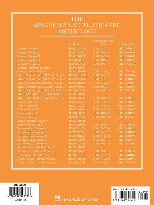 Singer's Musical Theatre Anthology Duets Volume 3 Book Only 二重奏 | 小雅音樂 Hsiaoya Music