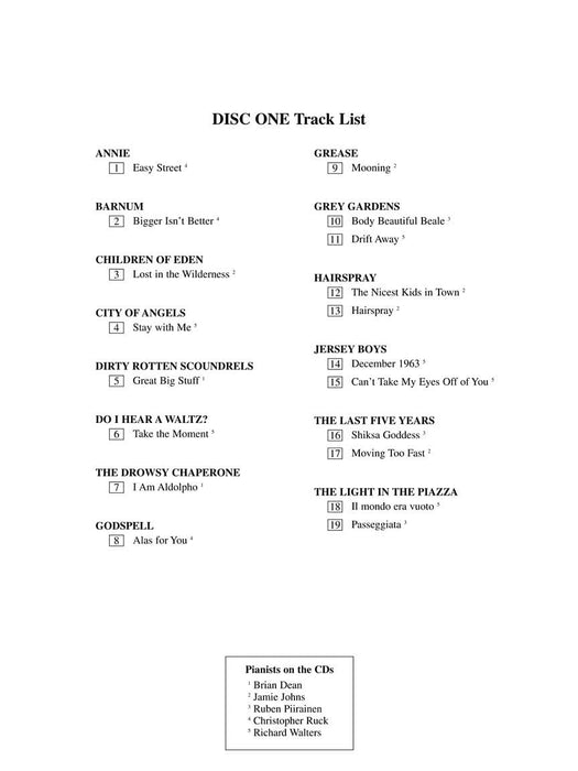 Singer's Musical Theatre Anthology - Volume 5 Tenor Accompaniment CDs 伴奏 | 小雅音樂 Hsiaoya Music