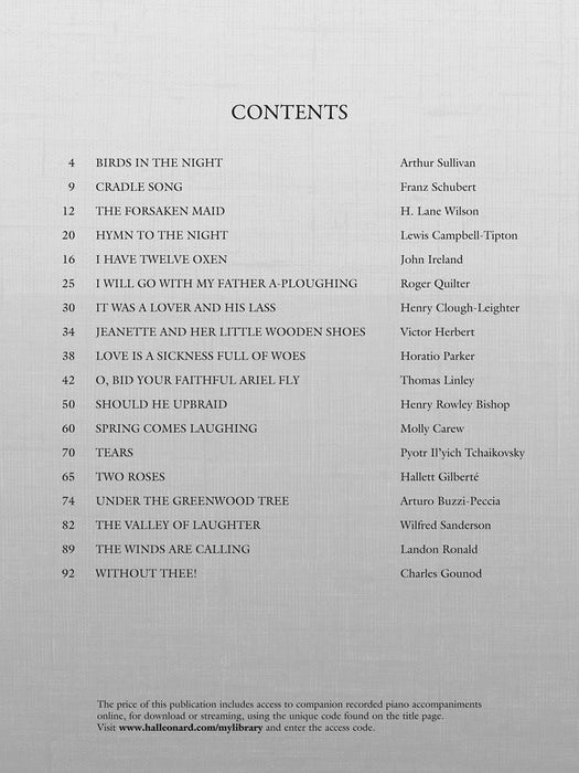 Roses, Laughter and Lullabies for Mezzo-Soprano (Alto) and Piano 次女高音 鋼琴 | 小雅音樂 Hsiaoya Music