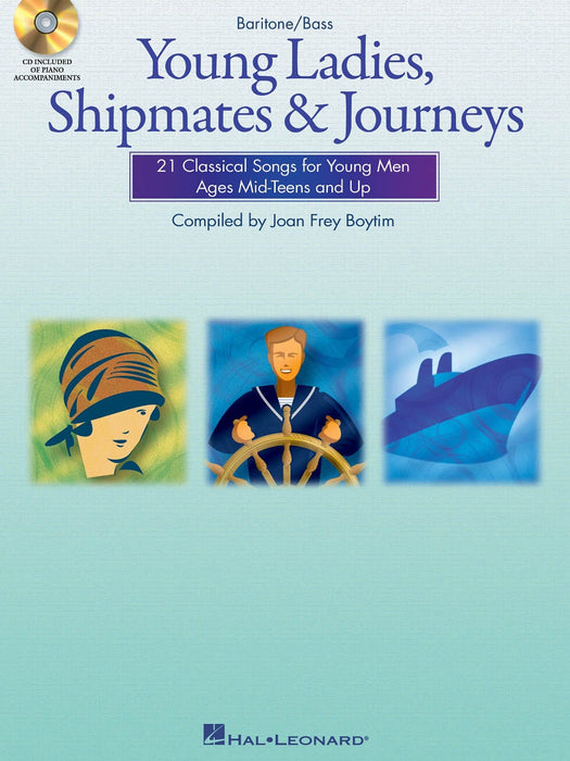 Young Ladies, Shipmates and Journeys Baritone/Bass Book/CD Pack | 小雅音樂 Hsiaoya Music