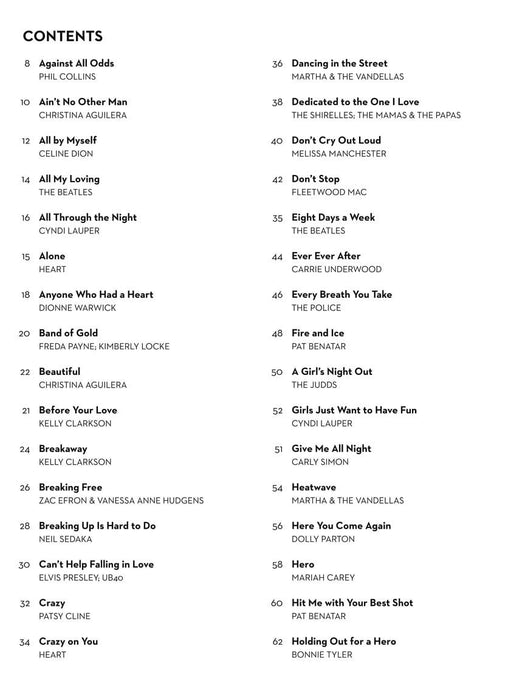 The 16-Bar Pop/Rock Audition 100 Hit Songs Excerpted for Successful Auditions Women's Edition Voice and Piano 鋼琴 | 小雅音樂 Hsiaoya Music