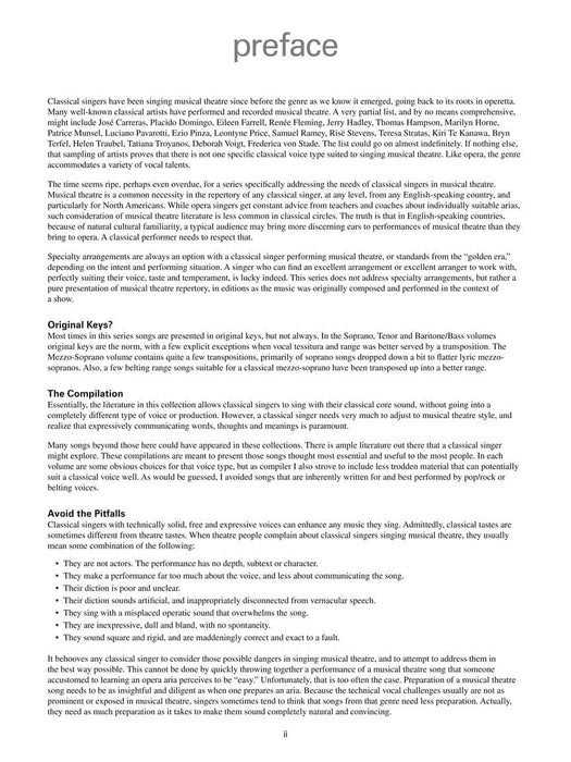 Musical Theatre for Classical Singers Mezzo-Soprano, 46 Songs 古典 次女高音 | 小雅音樂 Hsiaoya Music