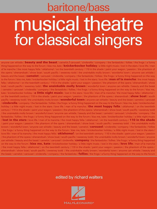 Musical Theatre for Classical Singers Baritone/Bass, 47 Songs 古典 | 小雅音樂 Hsiaoya Music
