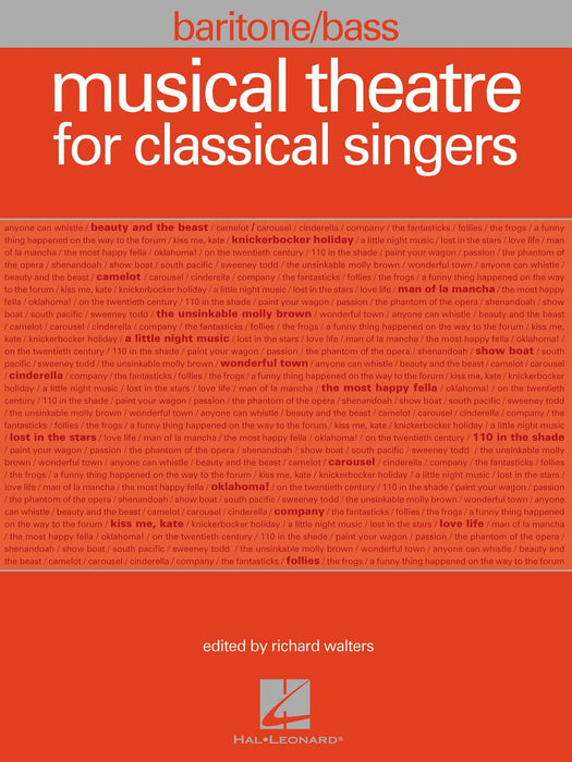 Musical Theatre for Classical Singers Baritone/Bass, 47 Songs 古典 | 小雅音樂 Hsiaoya Music
