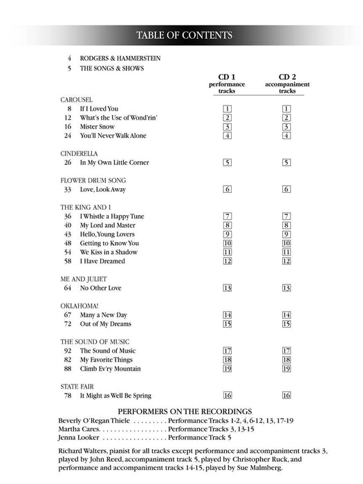 The Songs of Rodgers & Hammerstein Soprano | 小雅音樂 Hsiaoya Music