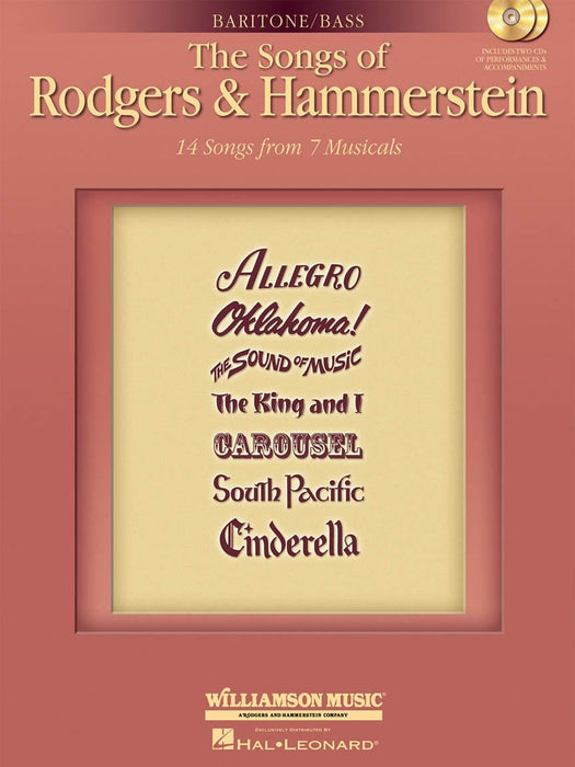 The Songs of Rodgers & Hammerstein Baritone/Bass with online audio of performances and accompaniment 伴奏 | 小雅音樂 Hsiaoya Music