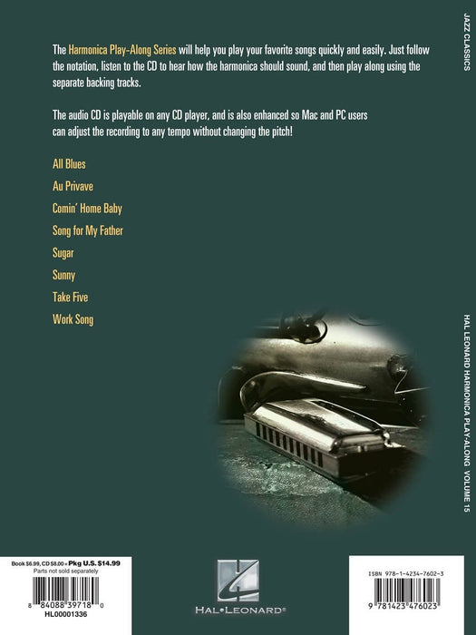 Jazz Classics Harmonica Play-Along Volume 15 爵士音樂 | 小雅音樂 Hsiaoya Music