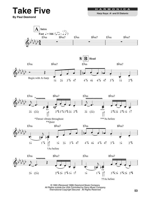 Jazz Classics Harmonica Play-Along Volume 15 爵士音樂 | 小雅音樂 Hsiaoya Music