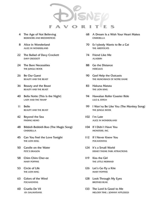 Disney Favorites E-Z Play Today Volume 392 | 小雅音樂 Hsiaoya Music