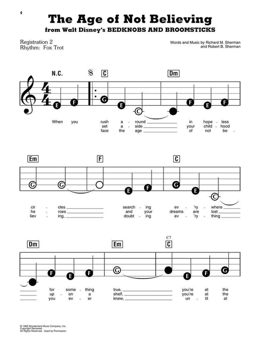 Disney Favorites E-Z Play Today Volume 392 | 小雅音樂 Hsiaoya Music