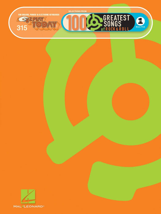 VH1's 100 Greatest Songs of Rock & Roll E-Z Play Today Volume 315 | 小雅音樂 Hsiaoya Music