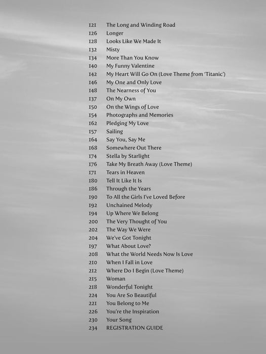 Beautiful Ballads E-Z Play Today Volume 336 敘事曲 | 小雅音樂 Hsiaoya Music