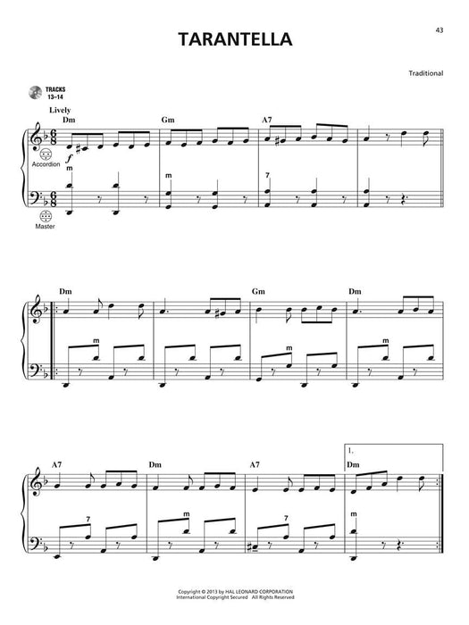 Italian Songs Accordion Play-Along Volume 5 | 小雅音樂 Hsiaoya Music