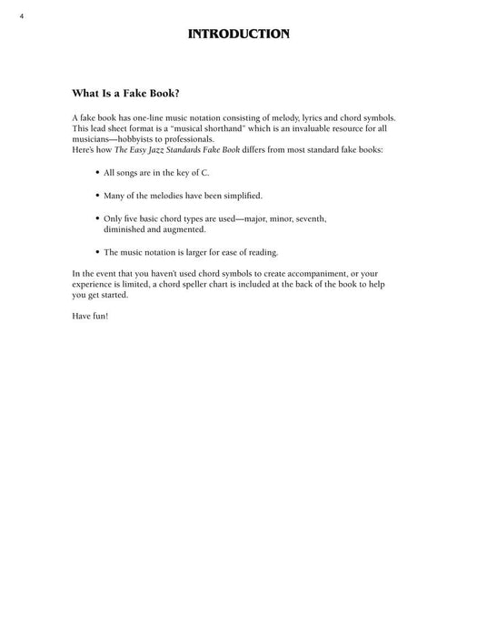 The Easy Jazz Standards Fake Book 100 Songs in the Key of C 爵士音樂 費克 | 小雅音樂 Hsiaoya Music