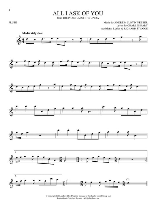 The Songs of Andrew Lloyd Webber Flute 長笛 | 小雅音樂 Hsiaoya Music
