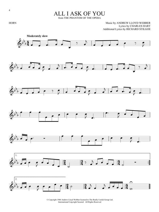 The Songs of Andrew Lloyd Webber Horn 法國號 | 小雅音樂 Hsiaoya Music