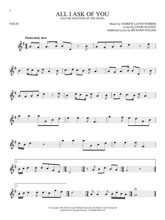 The Songs of Andrew Lloyd Webber Violin 小提琴 | 小雅音樂 Hsiaoya Music