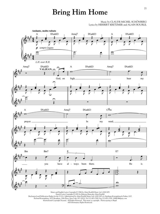 Les Misérables Broadway Singer's Edition 百老匯 | 小雅音樂 Hsiaoya Music