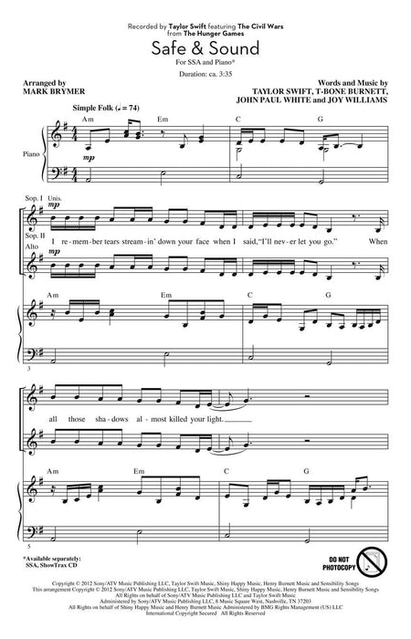 Safe & Sound (from The Hunger Games) (from The Hunger Games) | 小雅音樂 Hsiaoya Music