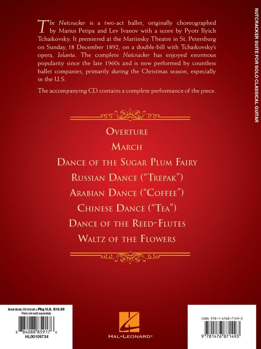 Nutcracker Suite for Solo Classical Guitar 柴科夫斯基,彼得 胡桃鉗組曲 獨奏古典吉他 | 小雅音樂 Hsiaoya Music