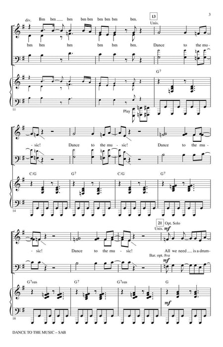 Dance to the Music SAB 舞曲 | 小雅音樂 Hsiaoya Music