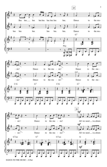 Dance to the Music 2-Part Mixed 舞曲 | 小雅音樂 Hsiaoya Music